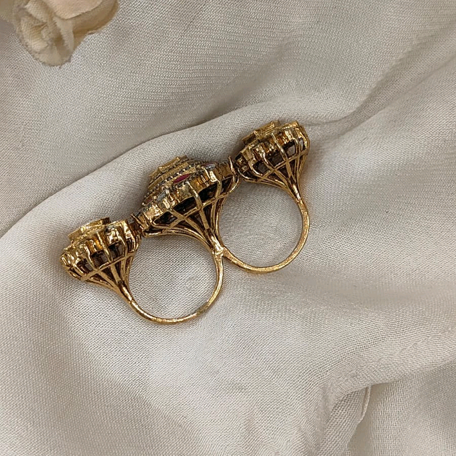 Moissanite Star Ring 